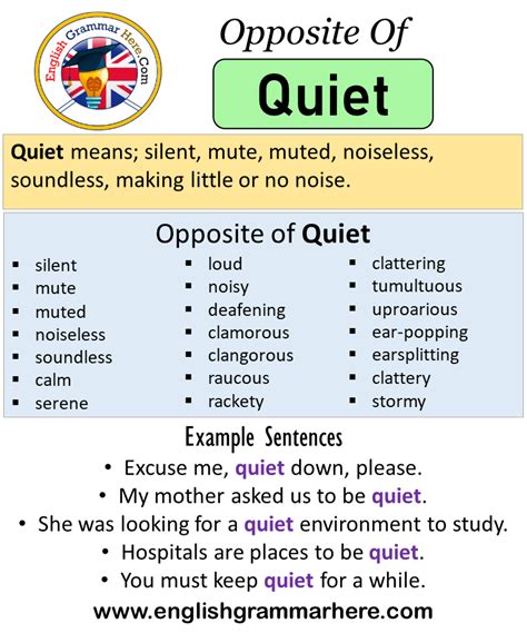 QUIET in Thesaurus: 10k Synonyms & Antonyms for QUIET.